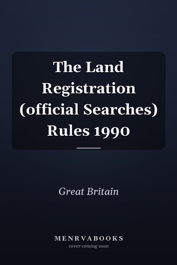 The Land Registration (official Searches) Rules 1990
