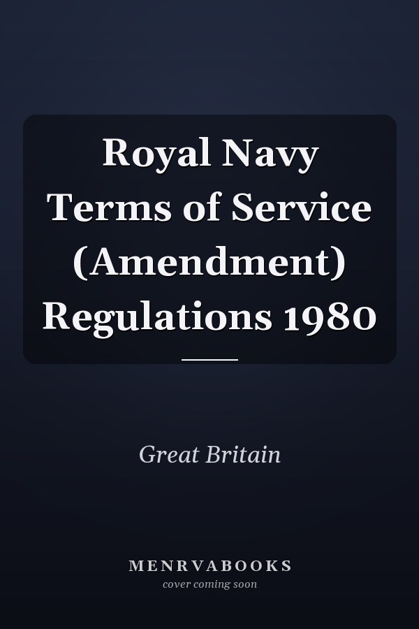 Royal Navy Terms of Service (Amendment) Regulations 1980