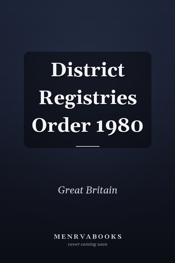 District Registries Order 1980