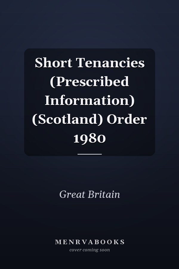 Short Tenancies (Prescribed Information) (Scotland) Order 1980