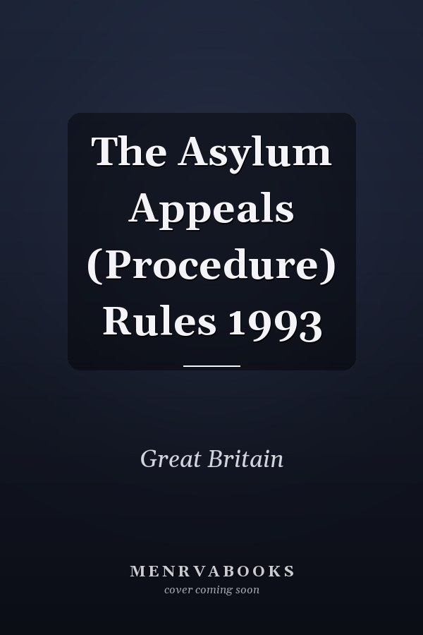 The Asylum Appeals (Procedure) Rules 1993