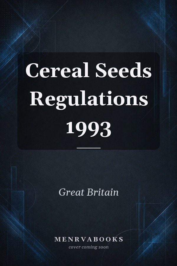 Cereal Seeds Regulations 1993