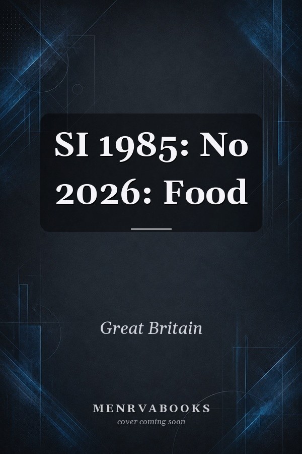 SI 1985: No 2026: Food
