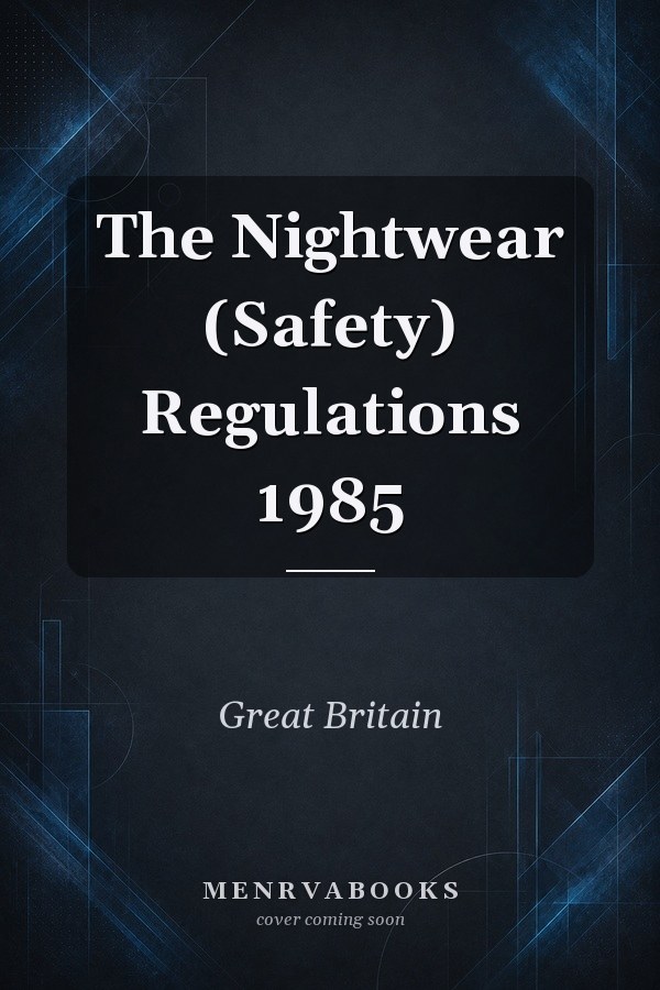 The Nightwear (Safety) Regulations 1985