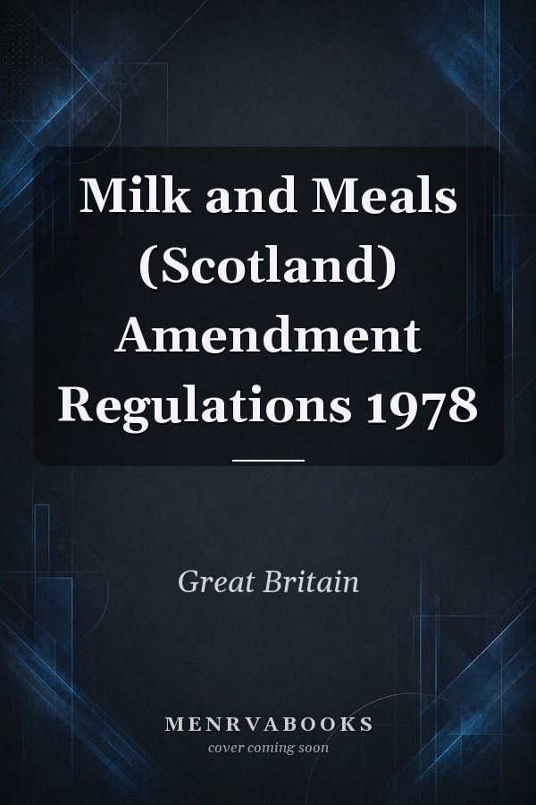 Milk and Meals (Scotland) Amendment Regulations 1978