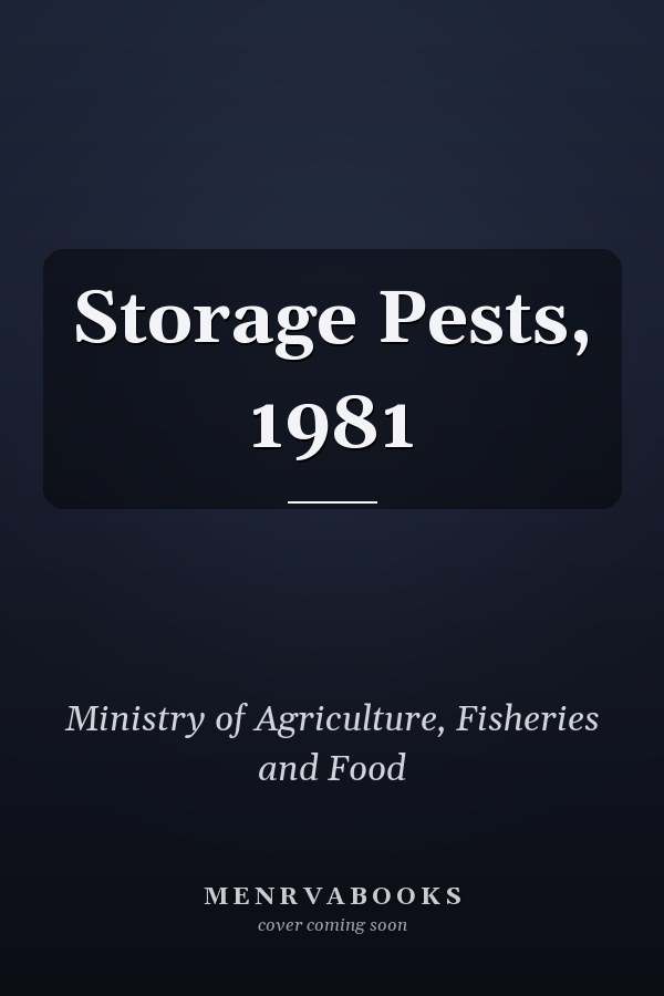 Storage Pests, 1981