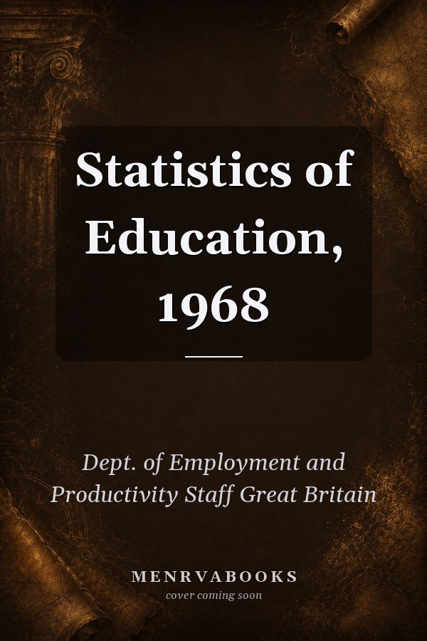 Statistics of Education, 1968