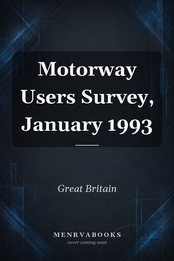 Motorway Users Survey, January 1993