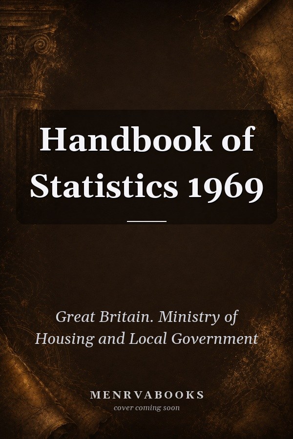 Handbook of Statistics 1969