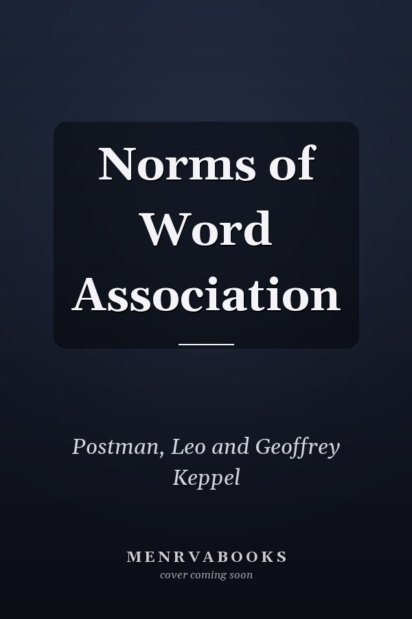 Norms of Word Association