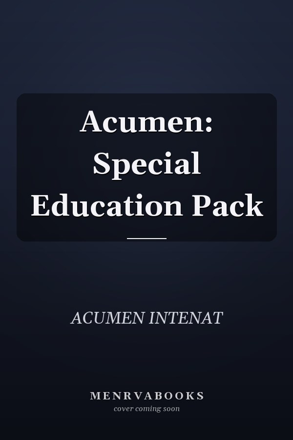Acumen: Special Education Pack