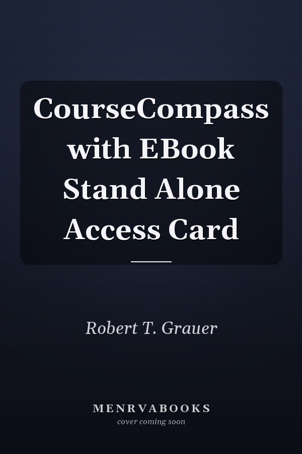 CourseCompass with EBook Stand Alone Access Card