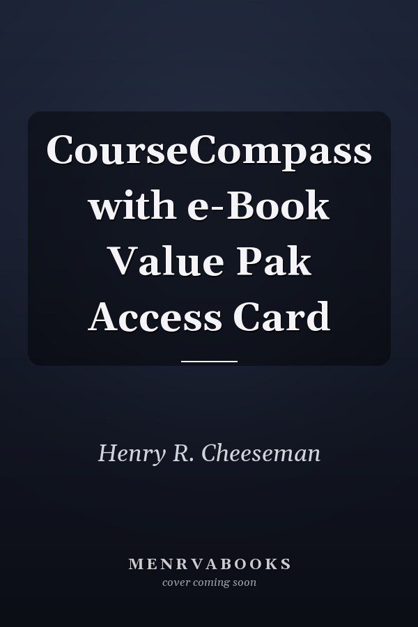 CourseCompass with e-Book Value Pak Access Card
