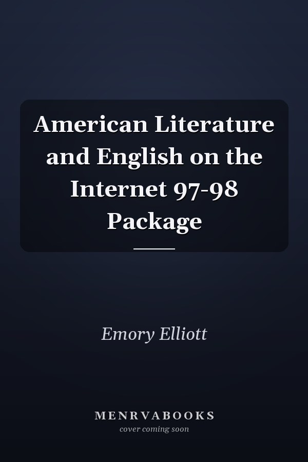 American Literature and English on the Internet 97-98 Package