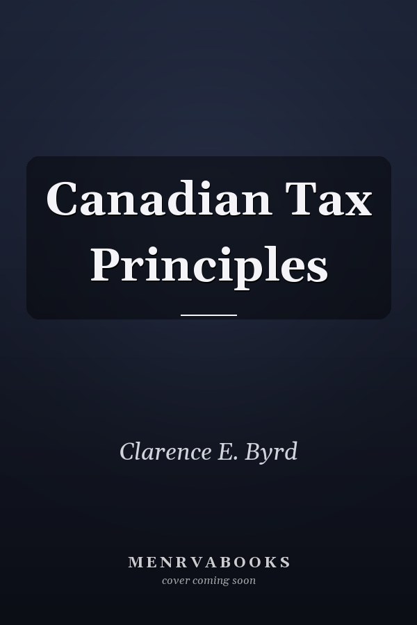 Canadian Tax Principles