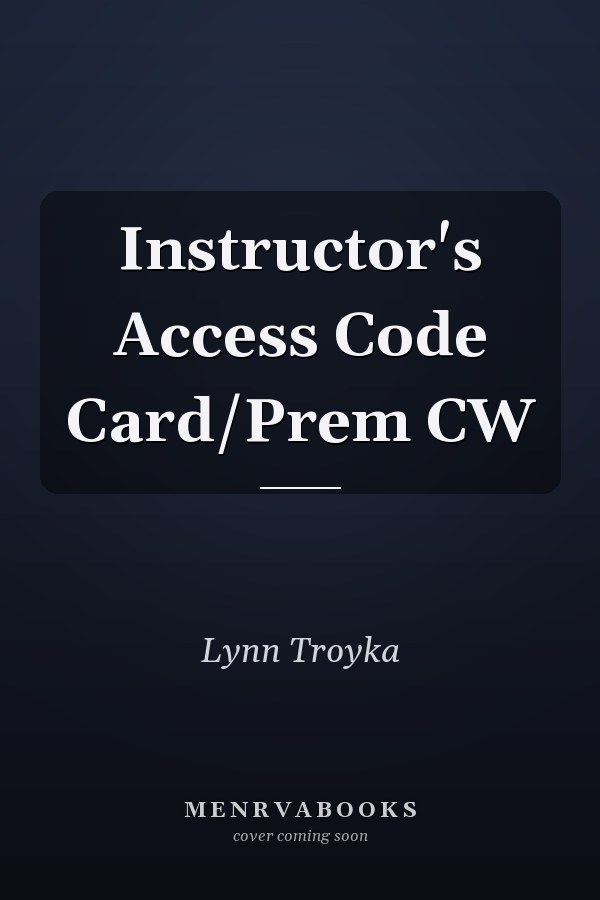 Instructor's Access Code Card/Prem CW