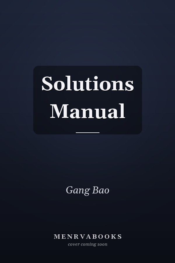 Solutions Manual