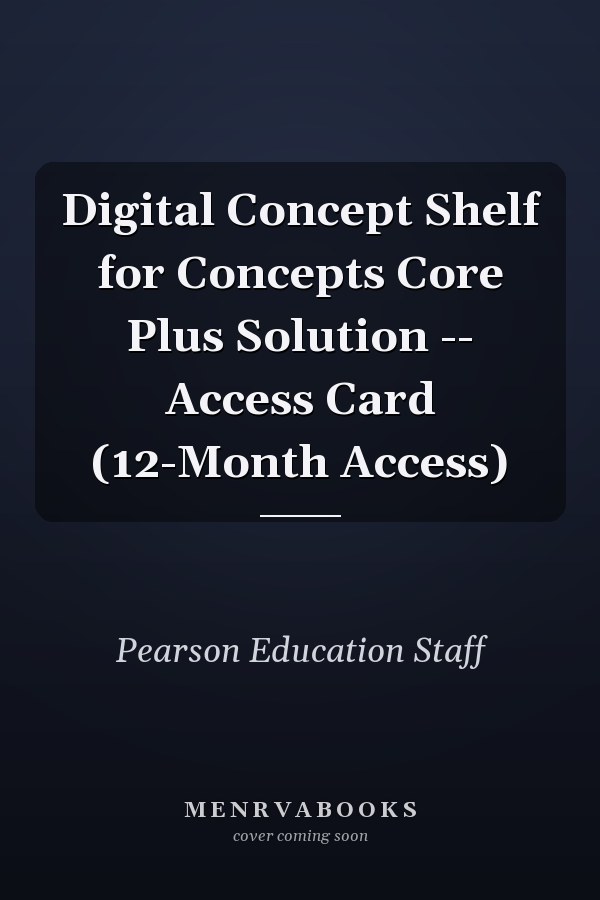 Digital Concept Shelf for Concepts Core Plus Solution -- Access Card (12-Month Access)