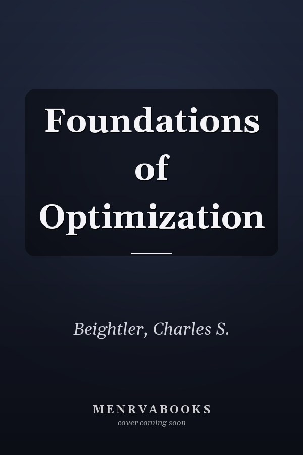 Foundations of Optimization