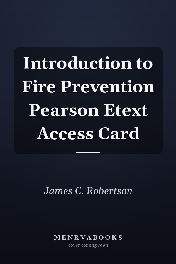 Introduction to Fire Prevention Pearson Etext Access Card