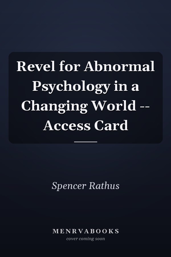 Revel for Abnormal Psychology in a Changing World -- Access Card