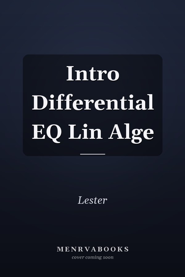 Intro Differential EQ Lin Alge