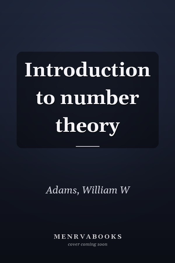 Introduction to number theory