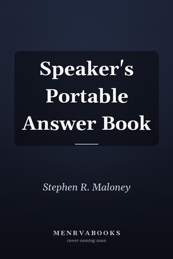 Speaker's Portable Answer Book