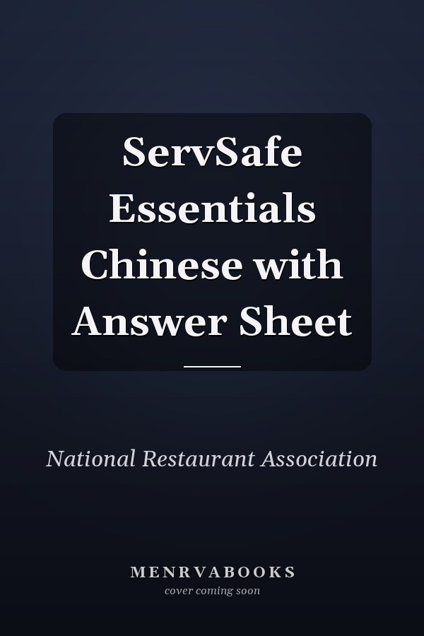 ServSafe Essentials Chinese with Answer Sheet