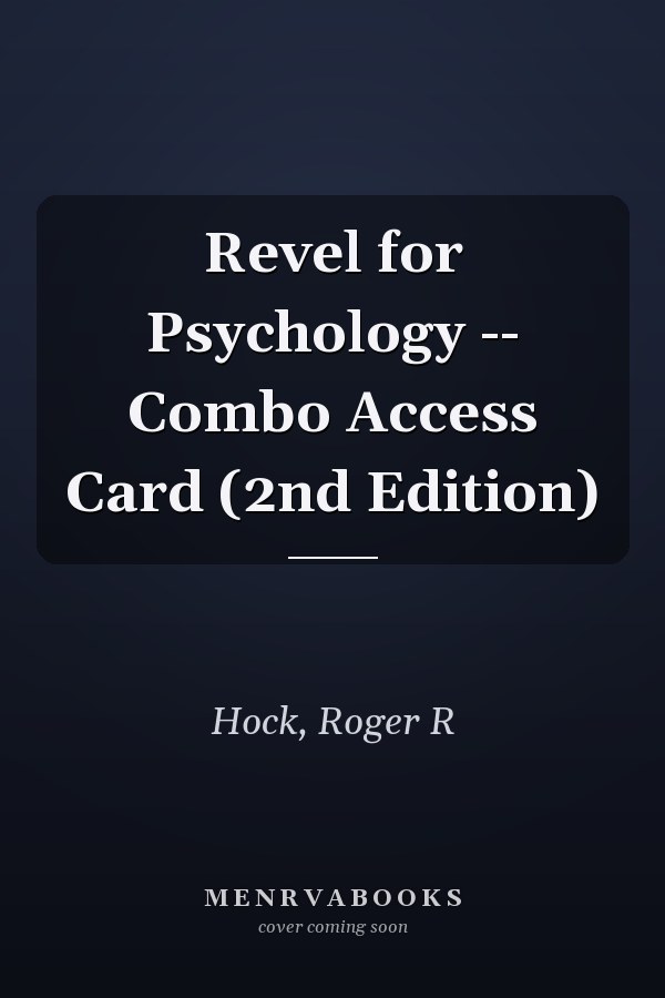 Revel for Psychology -- Combo Access Card (2nd Edition)