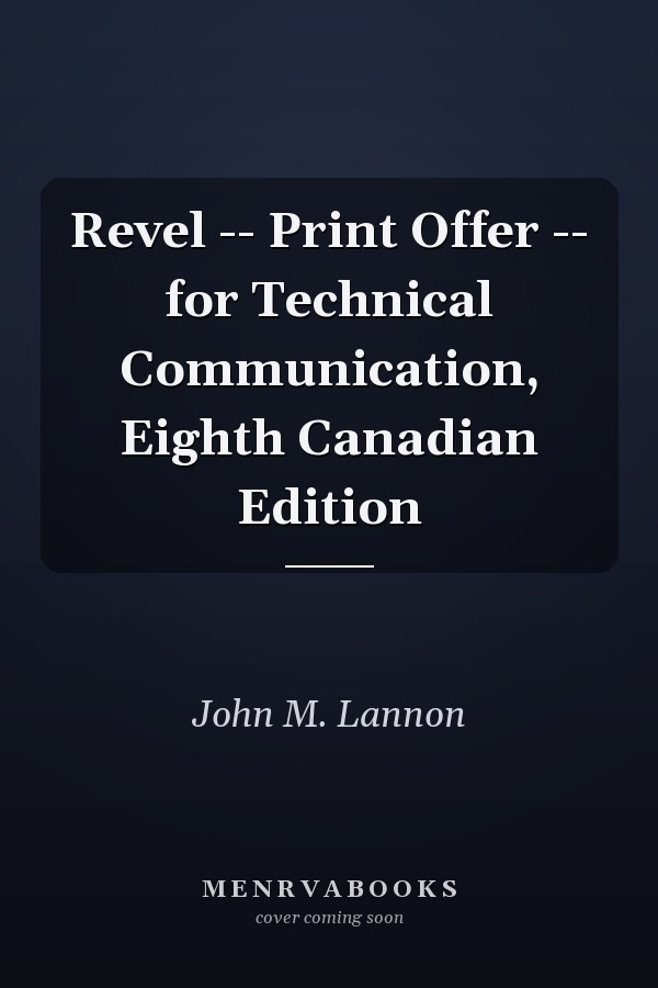Revel -- Print Offer -- for Technical Communication, Eighth Canadian Edition