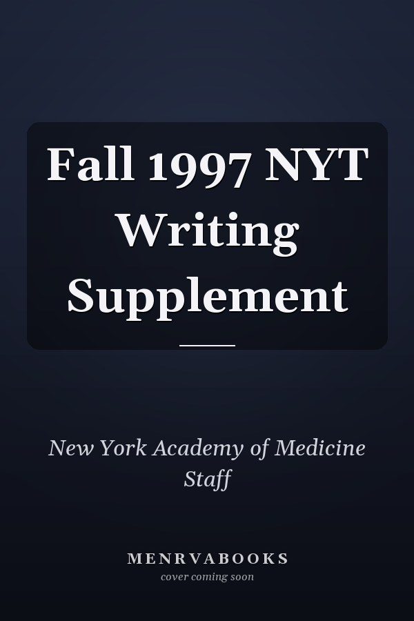 Fall 1997 NYT Writing Supplement