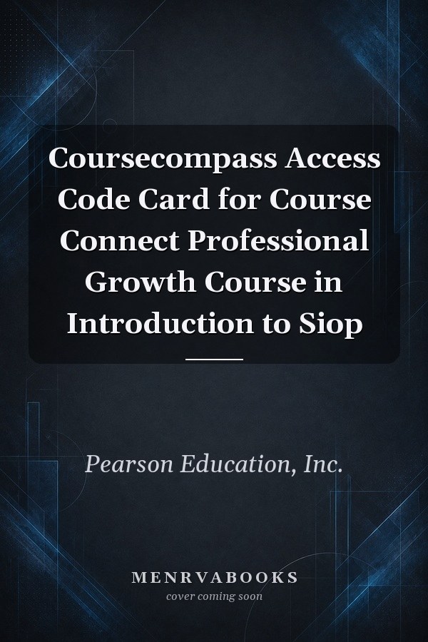 Coursecompass Access Code Card for Course Connect Professional Growth Course in Introduction to Siop