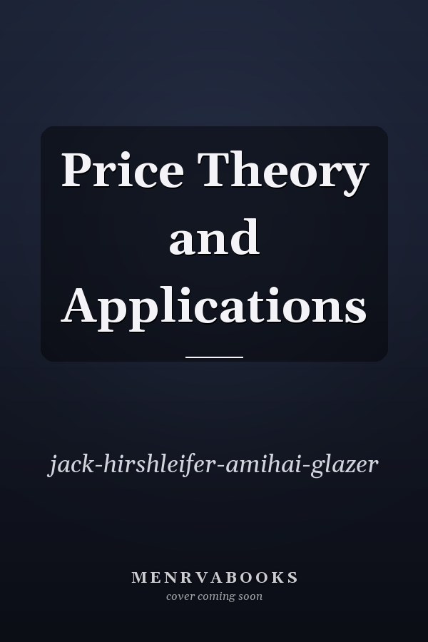 Price Theory and Applications