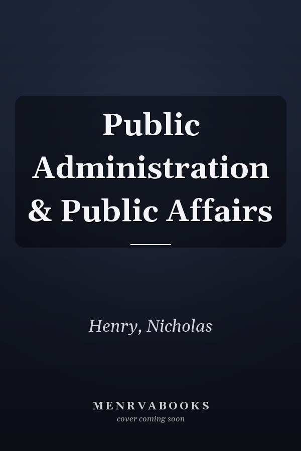 Public Administration & Public Affairs