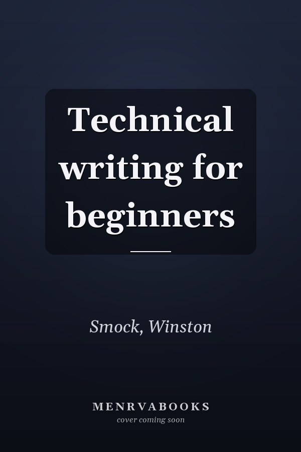 Technical writing for beginners