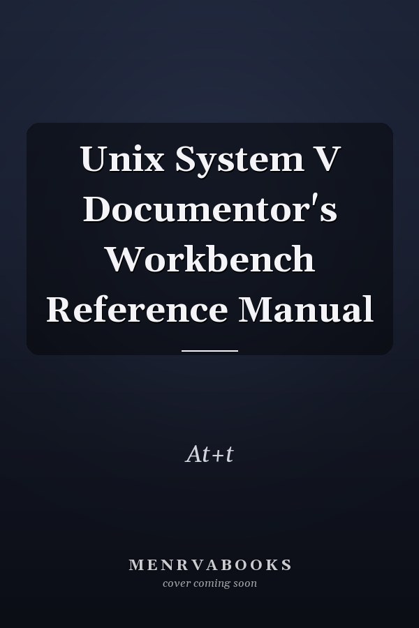 Unix System V Documentor's Workbench Reference Manual