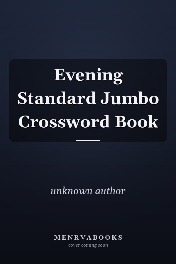 Evening Standard Jumbo Crossword Book