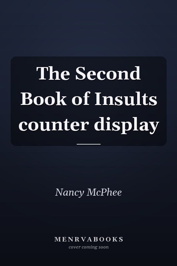 The Second Book of Insults counter display