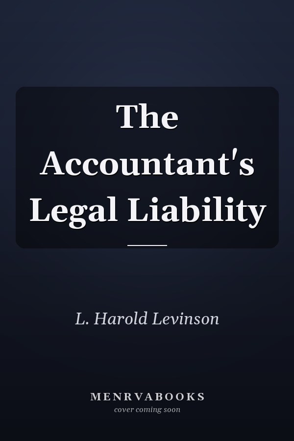 The Accountant's Legal Liability