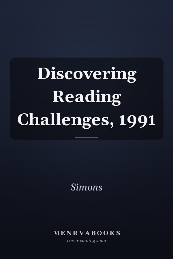 Discovering Reading Challenges, 1991