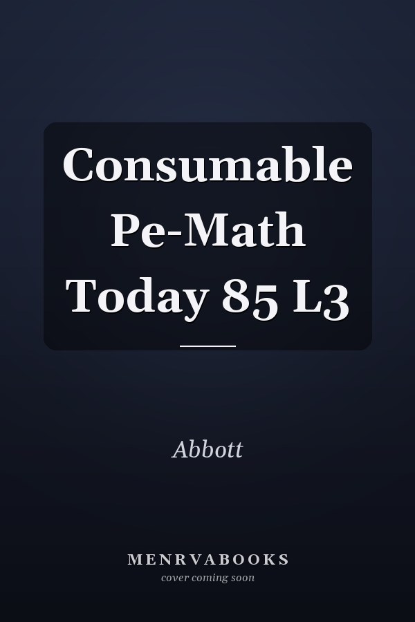 Consumable Pe-Math Today 85 L3