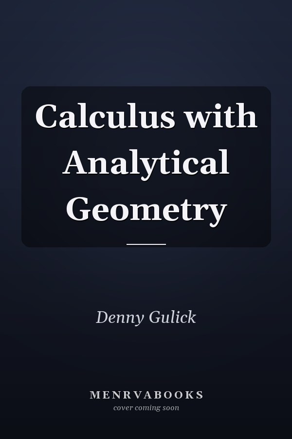 Calculus with Analytical Geometry
