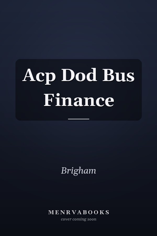 Acp Dod Bus Finance
