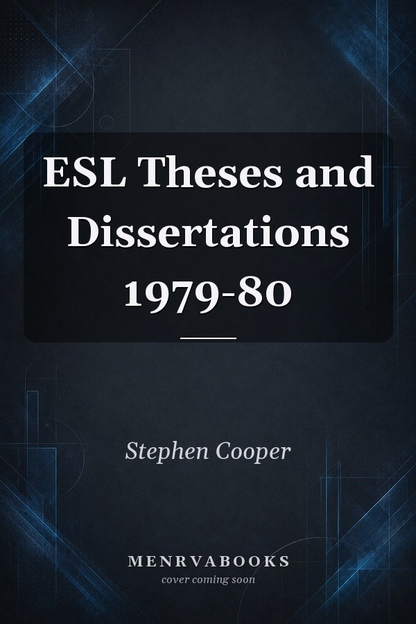 ESL Theses and Dissertations 1979-80