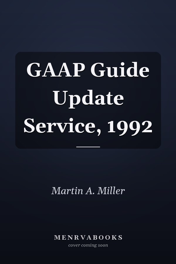 GAAP Guide Update Service, 1992