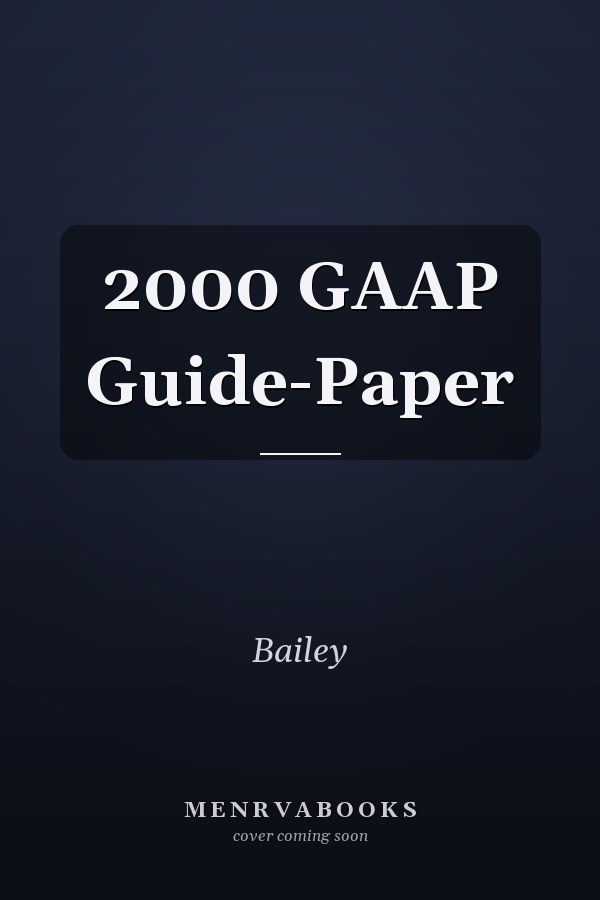 2000 GAAP Guide-Paper