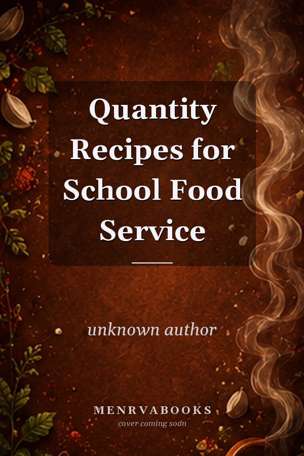 Quantity Recipes for School Food Service