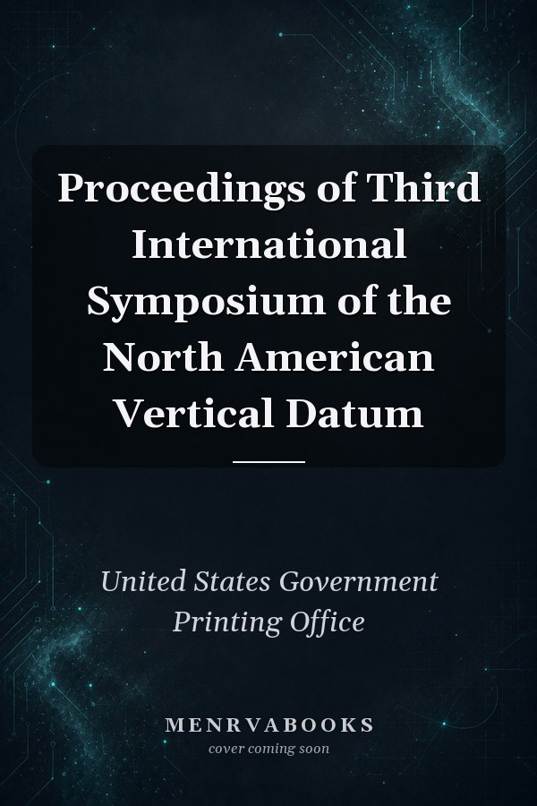 Proceedings of Third International Symposium of the North American Vertical Datum