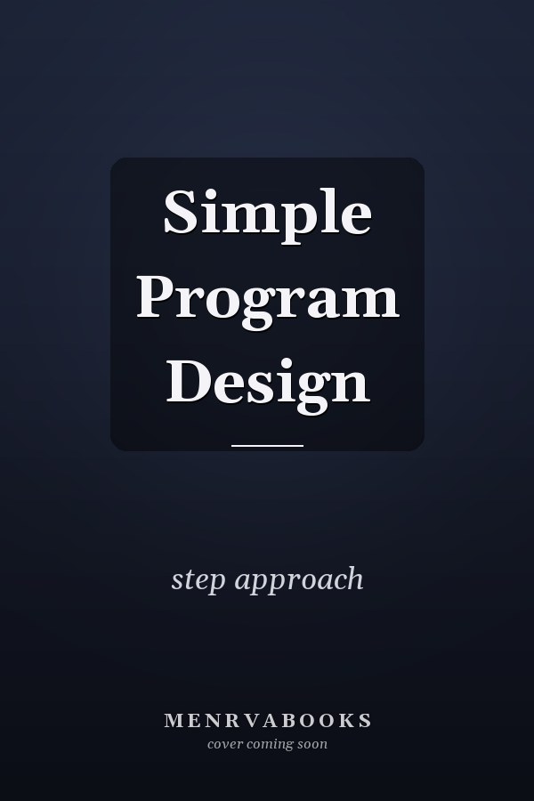 Simple Program Design
